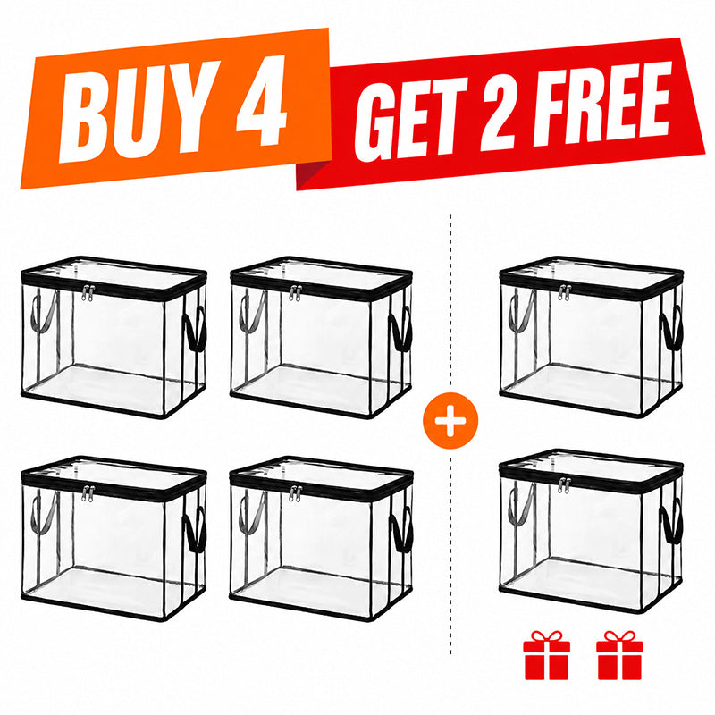 โฐ๐ฅLIMITED TIME 50% OFF! ๐ Transparent Large-Capacity Dustproof & Moisture-Proof Storage Bag โ Perfect for Clothes, Toys, Books & More โจ