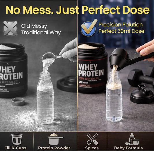 🔥Slonkaz™ Multi-Purpose Precision Powder Scoop & Funnel (offer)