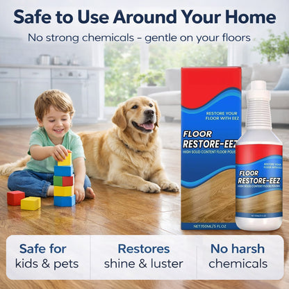 Slonkaz™ Floor Restorer – Fast-drying, non-toxic shine. ✨