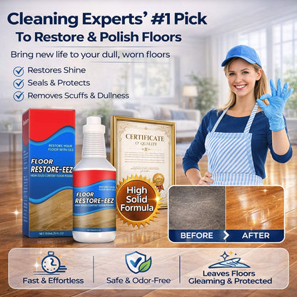 Slonkaz™ Floor Restorer – Fast-drying, non-toxic shine. ✨