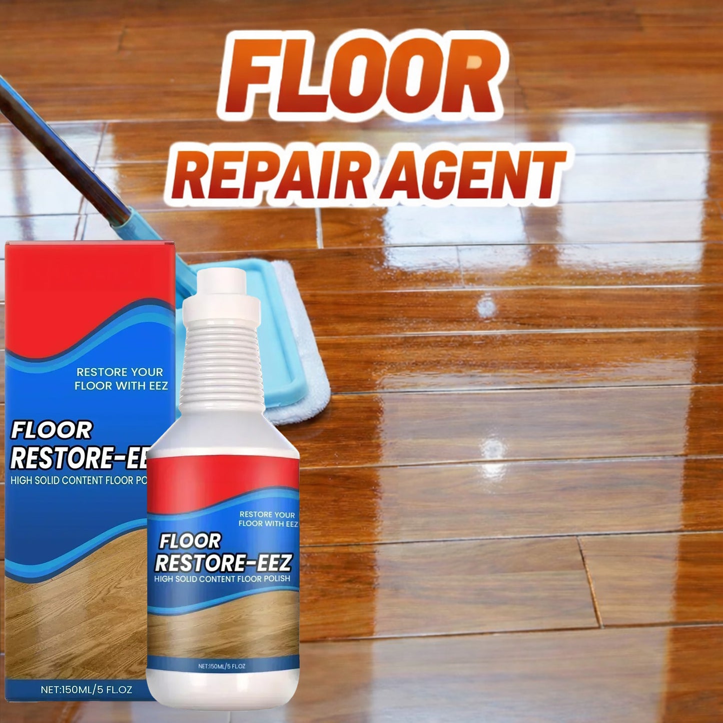 Slonkaz™ Floor Restorer – Fast-drying, non-toxic shine. ✨