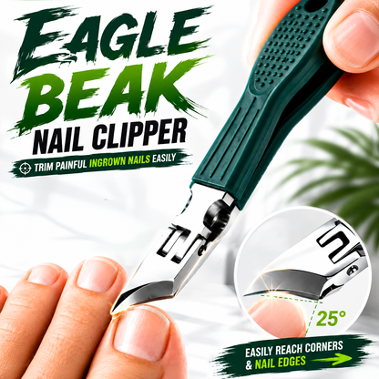 Aovego® Eagle Beak Beveled Nail Clippers with Anti-Splash Design