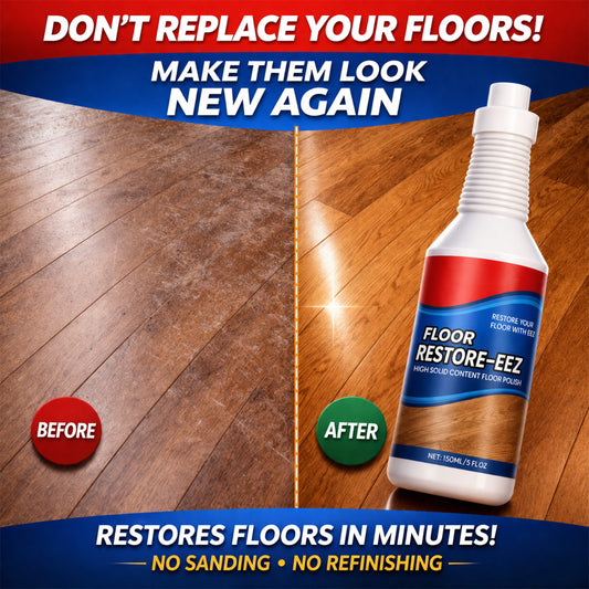 Slonkaz™ Floor Restorer – Fast-drying, non-toxic shine. ✨