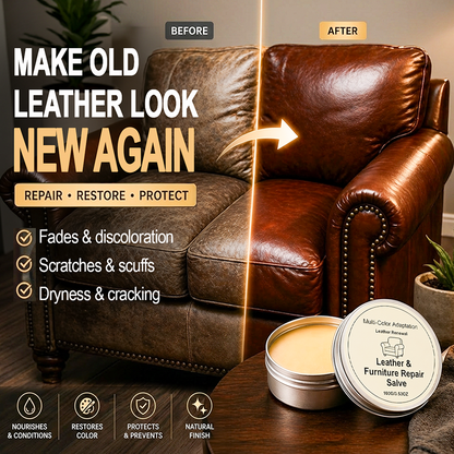 Slonkaz™ Leather Repair & Restore Balm – Make Old Leather Look New Again