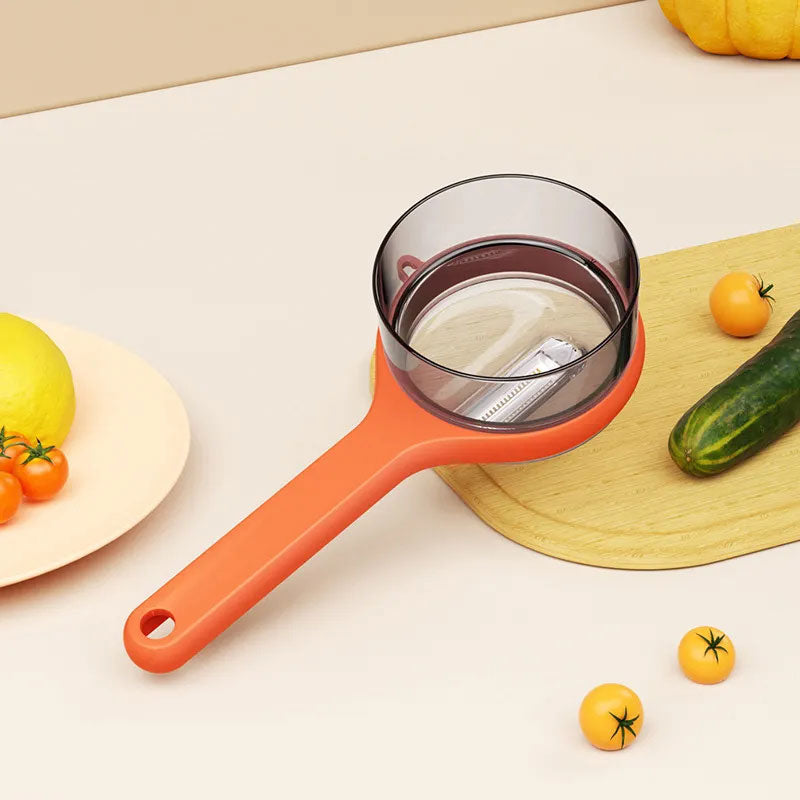 Slonkaz™ Multifunctional Peeler with Debris Storage Bucket