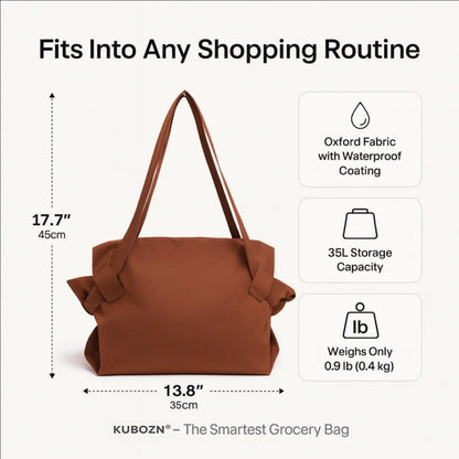 Slonkaz™ 1-Second Packing Tote (20L Heavy-Duty Grocery Bag)