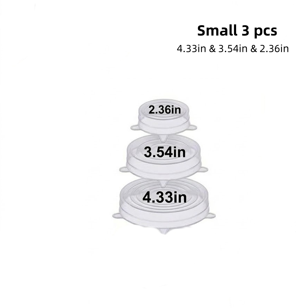 Slonkaz™ Silicone Stretch Lids Reuseable Microwave Safe Flexible Covers (offer)