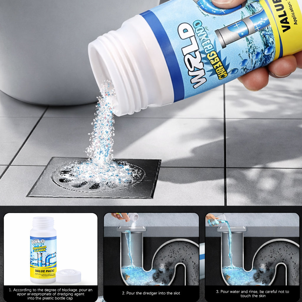 Slonkaz™ Powerful Sink Drain Cleaner - All-Purpose Pipe Dredging Powder for Home