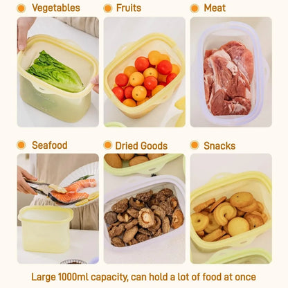 Slonkaz™ 4-in-1 Silicone Food Bags — The Last Storage Solution You'll Ever Need