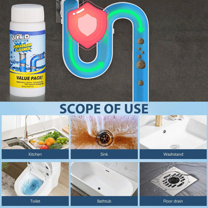 Slonkaz™ Powerful Sink Drain Cleaner - All-Purpose Pipe Dredging Powder for Home