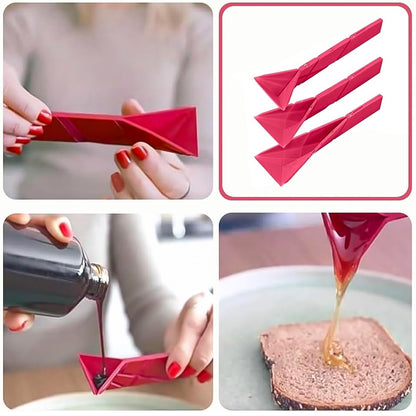 Slonkaz™ 3-in-1 Folding Measuring Spoons – 6 Sizes in 2 Spoons, Magnetic & Space-Saving Kitchen Gadget for Easy Storage
