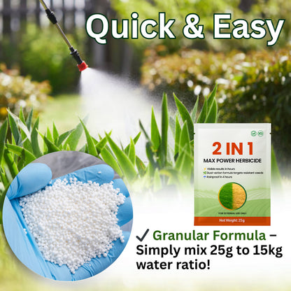 🌿Slonkaz™ 2-in-1 Weed Killer | Same-Day Results & Kills Roundup-Resistant Weeds
