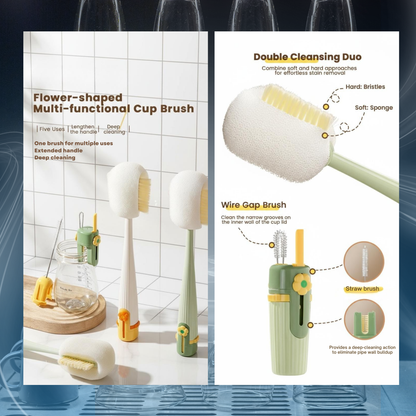 Slonkaz™ The Ultimate 5-in-1 Multifunctional Cleaning Brush