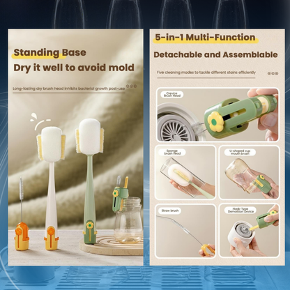 Slonkaz™ The Ultimate 5-in-1 Multifunctional Cleaning Brush