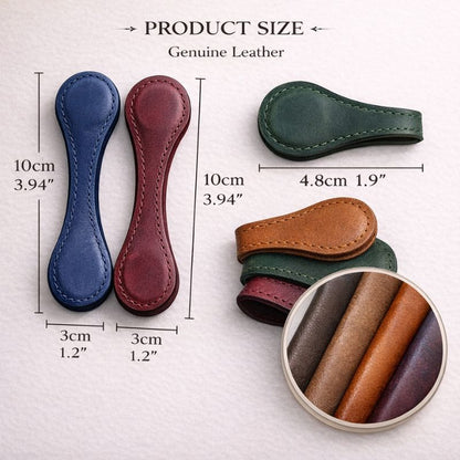 Slonkaz™ Genuine Leather Magnetic Bookmark | The Quieter, Smarter Way to Mark Your Page