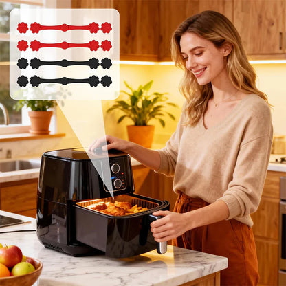Slonkaz™ LinerLock™ | Magnetic Air Fryer Safety Clips