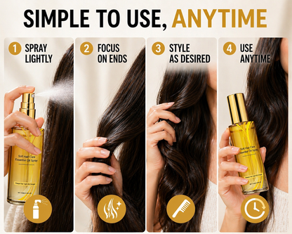 💞Slonkaz™ Lightweight Hair Oil Spray – Smooth, Shiny Hair Without Greasy Buildup (OFFER)