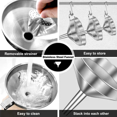 Slonkaz™ Stainless Steel Funnel Filter