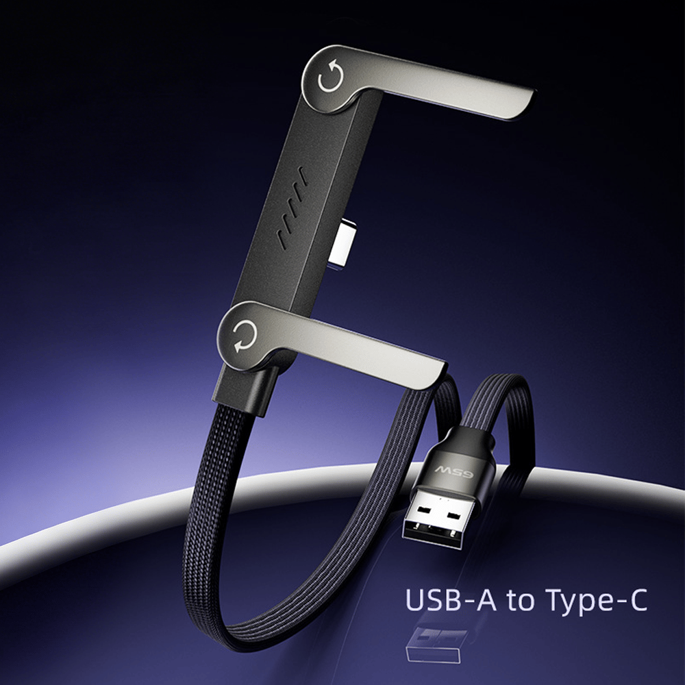 🥇Slonkaz™ 2-in-1 Invisible Holder Charger Cable – 240W Fast Charging Cord with Built-In Phone Stand (Offer)