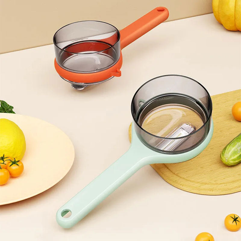 Slonkaz™ Multifunctional Peeler with Debris Storage Bucket