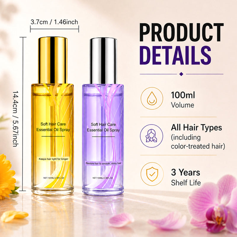 💞Slonkaz™ Lightweight Hair Oil Spray – Smooth, Shiny Hair Without Greasy Buildup