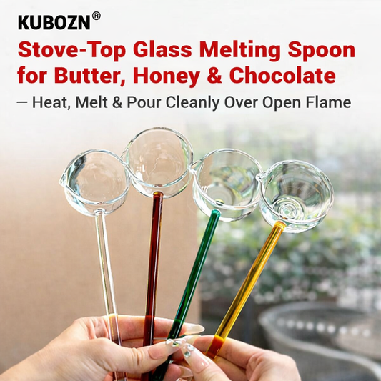 Slonkaz™ High Borosilicate Glass Spoon (Offer)