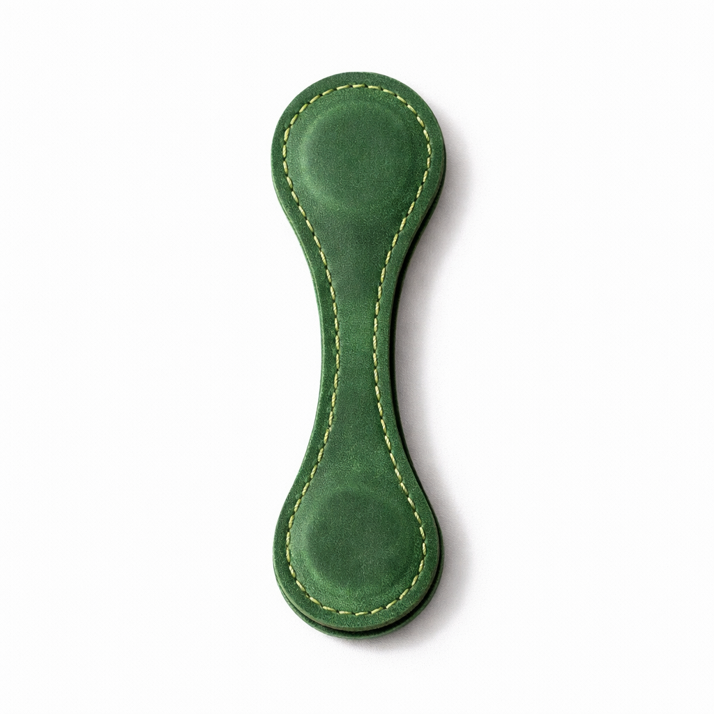 Slonkaz™ Genuine Leather Magnetic Bookmark | The Quieter, Smarter Way to Mark Your Page