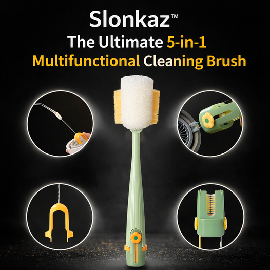 Slonkaz™ The Ultimate 5-in-1 Multifunctional Cleaning Brush