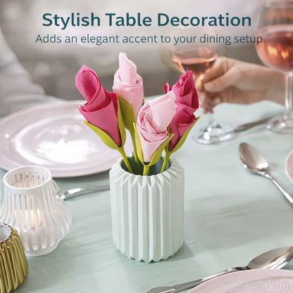Slonkaz™ BloomTwist™ 3-Second Rose Maker — Turn Ordinary Napkins into Table Art
