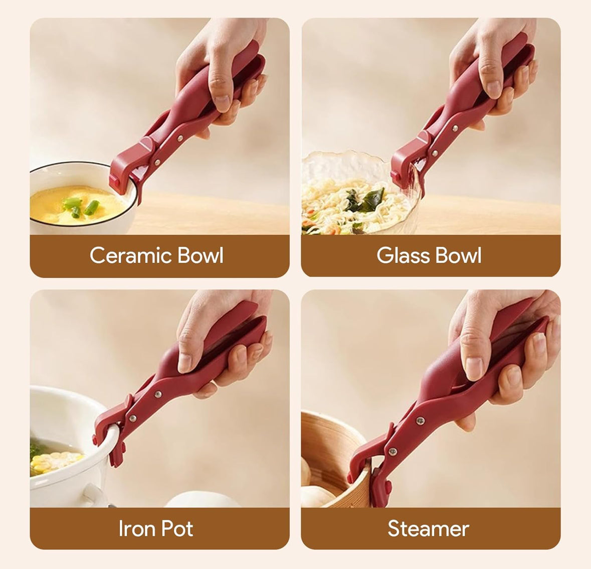 Slonkaz™ No-Burn Dish Lifter – Safely Grab Hot Plates Without Burns