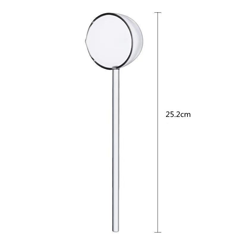 Slonkaz™ Stove-Top Glass Melting Spoon for Butter, Honey & Chocolate — Heat, Melt & Pour Cleanly Over Open Flame