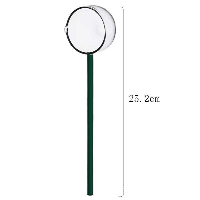 Slonkaz™ Stove-Top Glass Melting Spoon for Butter, Honey & Chocolate — Heat, Melt & Pour Cleanly Over Open Flame