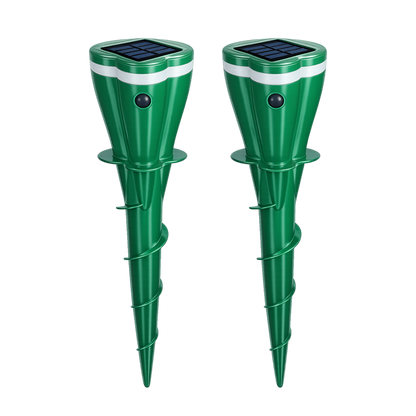 🔥Hot Sale 50% OFF☘️ Solar Powered Waterproof Screw Mole Repellent (offer)