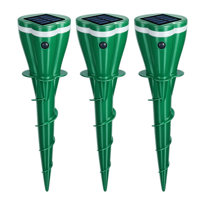 🔥Hot Sale 50% OFF☘️ Solar Powered Waterproof Screw Mole Repellent (offer)