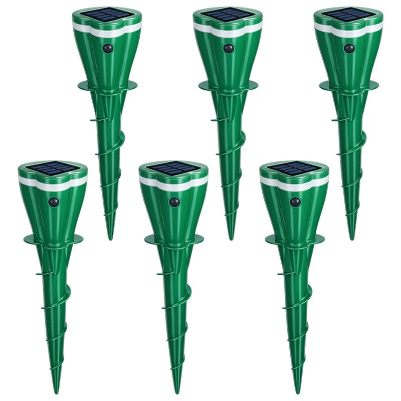 🔥Hot Sale 50% OFF☘️ Solar Powered Waterproof Screw Mole Repellent (offer)