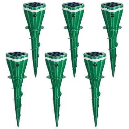 🔥Hot Sale 50% OFF☘️ Solar Powered Waterproof Screw Mole Repellent (offer)
