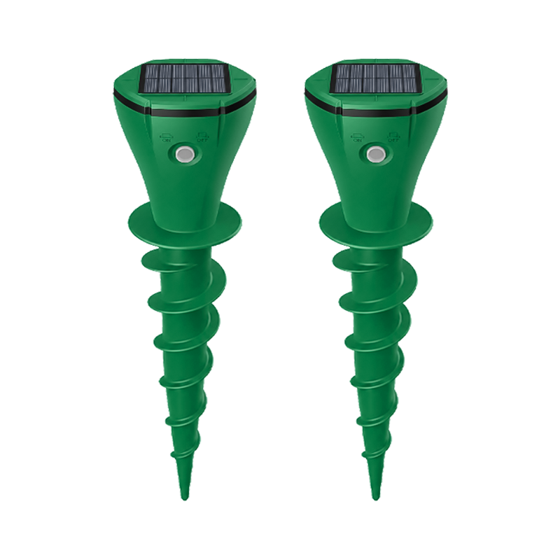 💥Hot Sale 50% OFF☘️ Solar Powered Waterproof Screw Mole Repellent