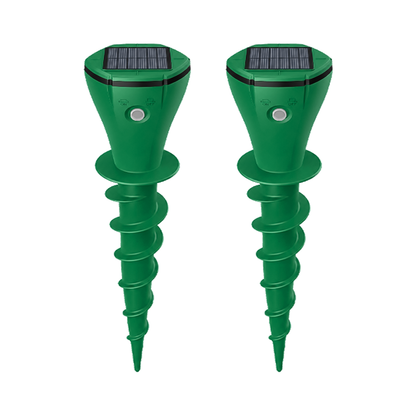 💥Hot Sale 50% OFF☘️ Solar Powered Waterproof Screw Mole Repellent