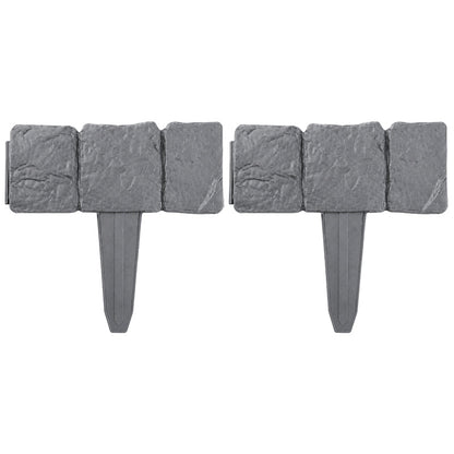 🌿✨Vodlan™ Stone-Look Edging Fence - Garden Edges That Stay Clean🏡♻️(OFFER)