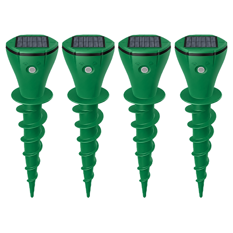 💥Hot Sale 50% OFF☘️ Solar Powered Waterproof Screw Mole Repellent