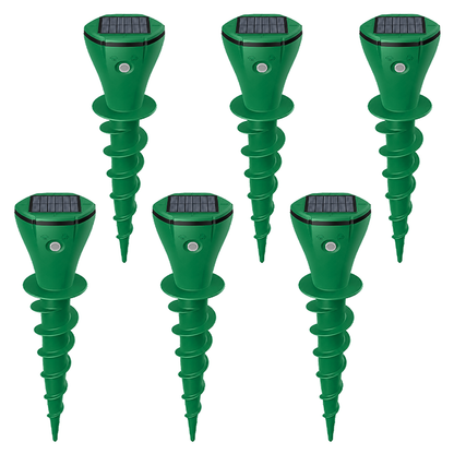 💥Hot Sale 50% OFF☘️ Solar Powered Waterproof Screw Mole Repellent