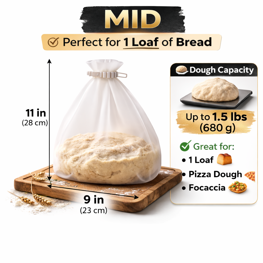 Slonkaz™ Food Grade Silicone Dough Mixing Bags (Offer)