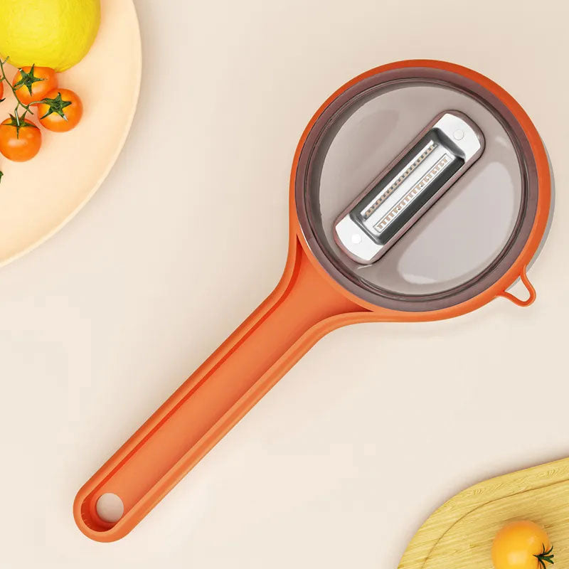 Slonkaz™ Multifunctional Peeler with Debris Storage Bucket