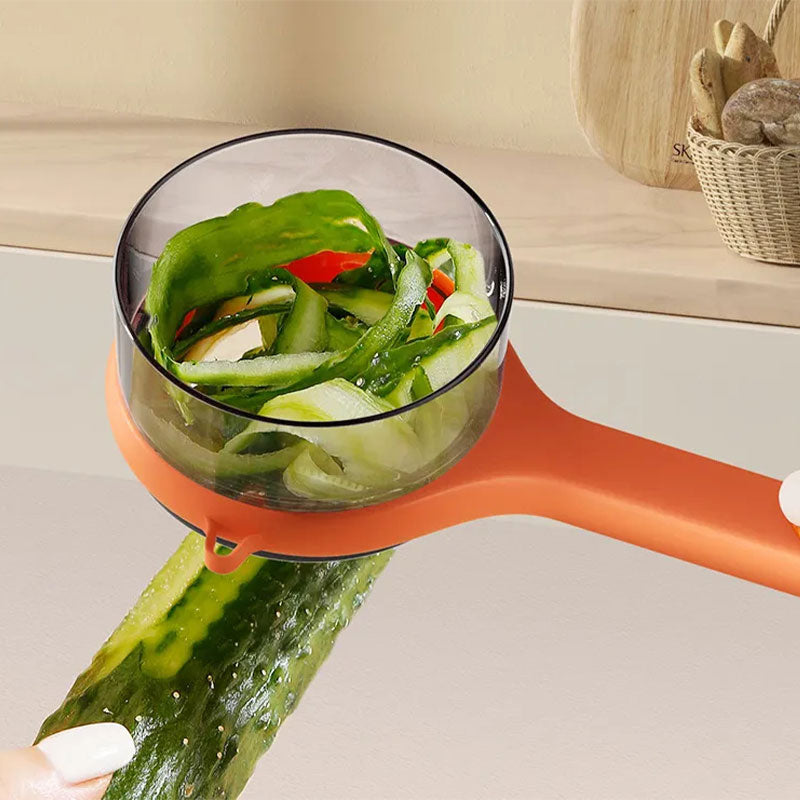 Slonkaz™ Multifunctional Peeler with Debris Storage Bucket