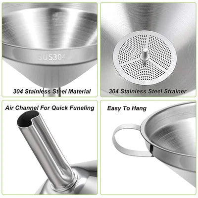 Slonkaz™ Stainless Steel Funnel Filter