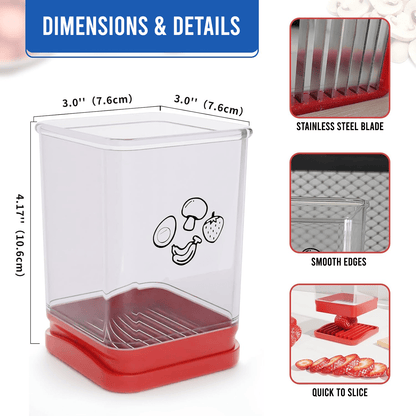 Slonkaz™ Easy Cup Slicer – Perfect Fruit & Veggie Slices in Seconds (Offer)