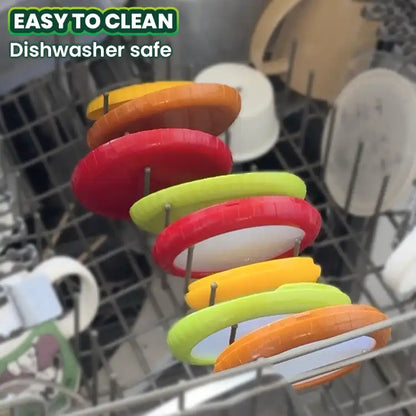Slonkaz™ Silicone Food Saver Pods — Reusable Covers for Fruits, Veggies & More