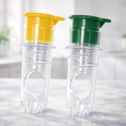 Slonkaz™ 2-in-1 Mini Citrus Juicer – Mess-Free, Seed-Free, Effortless Squeeze Lemon & Orange Press for Everyday Kitchen Use