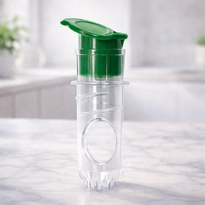 Slonkaz™ 2-in-1 Mini Citrus Juicer – Mess-Free, Seed-Free, Effortless Squeeze Lemon & Orange Press for Everyday Kitchen Use