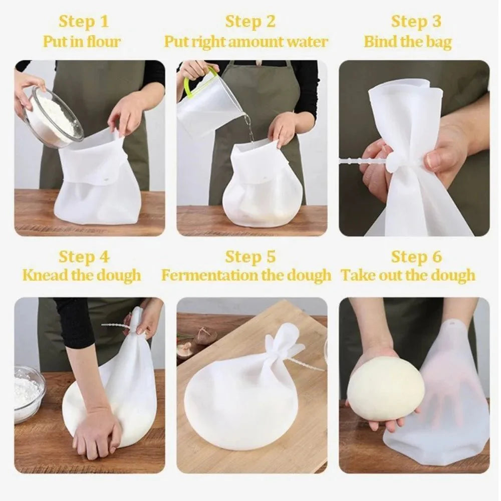 Slonkaz™ Food Grade Silicone Dough Mixing Bag